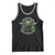 Funny Irish Viking Tank Top Vintage Shamrock Celtic Viking Skull