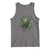 Funny Irish Viking Tank Top Vintage Shamrock Celtic Viking Skull