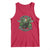 Funny Irish Viking Tank Top Vintage Shamrock Celtic Viking Skull