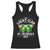 Funny St Patrick's Day Irish Beer Drinking Racerback Tank Top The Lucky Beer Club Ireland Flag