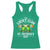 Funny St Patrick's Day Irish Beer Drinking Racerback Tank Top The Lucky Beer Club Ireland Flag