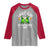 Funny St Patrick's Day Irish Beer Drinking Raglan Shirt The Lucky Beer Club Ireland Flag