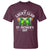 Funny St Patrick's Day Irish Beer Drinking T Shirt The Lucky Beer Club Ireland Flag