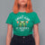 Funny St Patrick's Day Irish Beer Drinking T Shirt For Women The Lucky Beer Club Ireland Flag