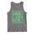 Funny One Lucky Dude Tank Top St Patrick's Day Clover Horseshoe