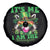 Funny It's Me I Am The Shenanigans Spare Tire Cover St Patrick's Day Racoon Shamrock