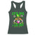 Funny It's Me I Am The Shenanigans Racerback Tank Top St Patrick's Day Racoon Shamrock