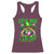 Funny It's Me I Am The Shenanigans Racerback Tank Top St Patrick's Day Racoon Shamrock