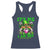 Funny It's Me I Am The Shenanigans Racerback Tank Top St Patrick's Day Racoon Shamrock