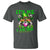 Funny It's Me I Am The Shenanigans T Shirt St Patrick's Day Racoon Shamrock