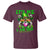 Funny It's Me I Am The Shenanigans T Shirt St Patrick's Day Racoon Shamrock