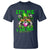 Funny It's Me I Am The Shenanigans T Shirt St Patrick's Day Racoon Shamrock