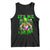 Funny It's Me I Am The Shenanigans Tank Top St Patrick's Day Racoon Shamrock