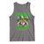 Funny It's Me I Am The Shenanigans Tank Top St Patrick's Day Racoon Shamrock