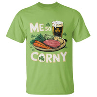 Funny St Patricks Day Me So Corny T Shirt Stout Irish Corned Beef