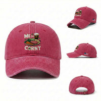 Funny St Patricks Day Me So Corny Washed Cotton Baseball Cap Stout Irish Corned Beef