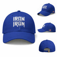Iron Sharpens Iron Baseball Cap Christian Bible Scripture Gym Workout
