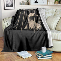 Got Too Silly Throw Blanket Funny Goose Jailbird Prison