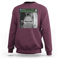 There is Motion at Your Front Door Funny Shark Motion Meme Sweatshirt