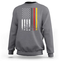 Patriotic Vintage German American Flag Sweatshirt Germany Heritage Pride - Wonder Print Shop