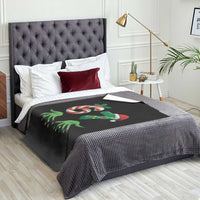 Funny Six Seven Christmas 67 Meme Gen Alpha Slang Elf Hands Throw Blanket - Wonder Print Shop