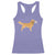 Funny Golden Retriever Dog New Year 2025 Fireworks Racerback Tank Top