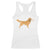 Funny Golden Retriever Dog New Year 2025 Fireworks Racerback Tank Top