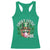 Funny St Patrick's Day Lucky Little Dude Racerback Tank Top Cute Leprechaun Shamrock