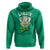 Funny St Patrick's Day Casino Games Hoodie Lucky Girl Shamrock Casino Poker Chips Cards