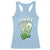 Funny St Patrick's Day Casino Games Racerback Tank Top Lucky Girl Shamrock Casino Poker Chips Cards