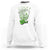 Funny St Patrick's Day Casino Games Sweatshirt Lucky Girl Shamrock Casino Poker Chips Cards