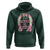 Funny St Patrick's Day Cowgirl Coquette Hoodie Howdy Go Lucky Pink Horseshoe