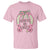 Funny St Patrick's Day Cowgirl Coquette T Shirt Howdy Go Lucky Pink Horseshoe