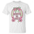 Funny St Patrick's Day Cowgirl Coquette T Shirt Howdy Go Lucky Pink Horseshoe