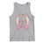 Funny St Patrick's Day Cowgirl Coquette Tank Top Howdy Go Lucky Pink Horseshoe