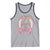 Funny St Patrick's Day Cowgirl Coquette Tank Top Howdy Go Lucky Pink Horseshoe