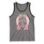 Funny St Patrick's Day Cowgirl Coquette Tank Top Howdy Go Lucky Pink Horseshoe