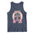 Funny St Patrick's Day Cowgirl Coquette Tank Top Howdy Go Lucky Pink Horseshoe