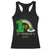 Funny First 1st St Patrick's Day Racerback Tank Top Shamrock Rainbow Glitter Print