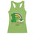 Funny First 1st St Patrick's Day Racerback Tank Top Shamrock Rainbow Glitter Print