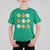 Funny Skibidi Rizz St Patrick's Day T Shirt For Kid Shamrock Clover Candy Rizzler Meme