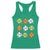 Funny Skibidi Rizz St Patrick's Day Racerback Tank Top Shamrock Clover Candy Rizzler Meme