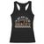 Funny American Football I'm Just Here For The Snacks Racerback Tank Top Glitter Print