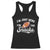 Funny American Football I'm Just Here For The Snacks Racerback Tank Top Vintage Star