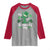 Funny My 1st St Patrick's Day Raglan Shirt Shamrock Glitter Print