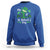 Funny My 1st St Patrick's Day Sweatshirt Shamrock Glitter Print