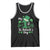 Funny My 1st St Patrick's Day Tank Top Shamrock Glitter Print