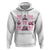 Halloween Hoodie Pink Bow Skull Haunted House Coquette Aesthetic