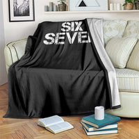 Six Seven Meme Vintage 67 Gen Alpha Meme Throw Blanket - Wonder Print Shop
