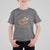 Thanksgiving Football T Shirt For Kid Turkey And Touchdowns Vintage American Football - Wonder Print Shop